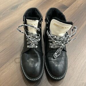 Jimmy Choi brand new fur boots